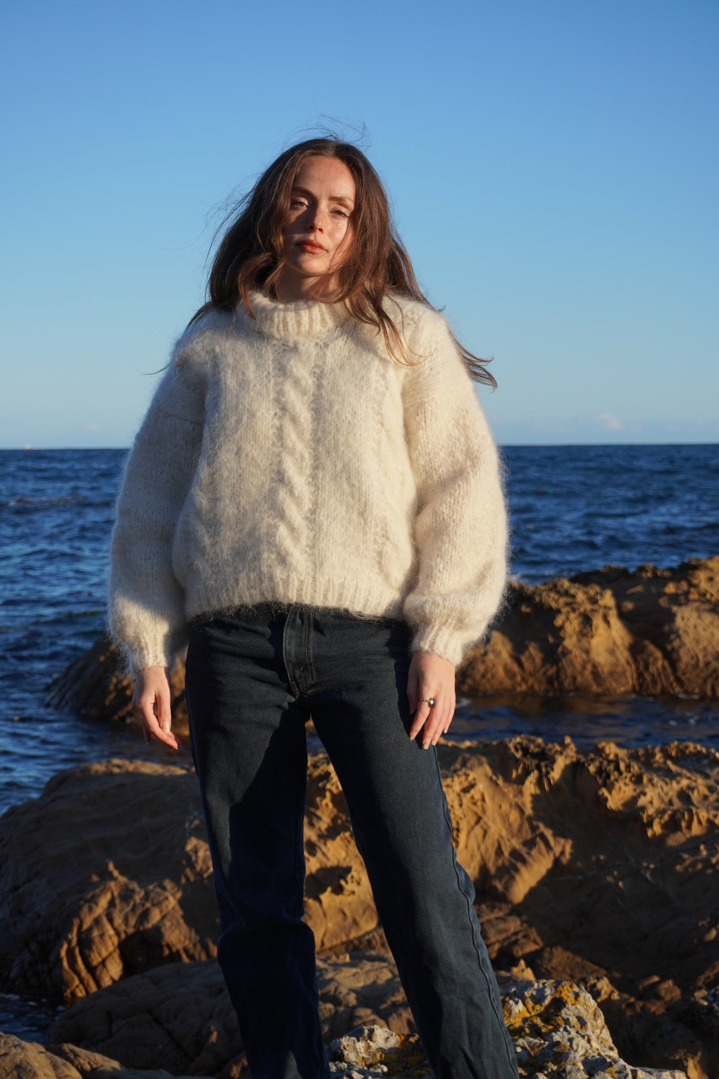 Raffaella Jumper in Cream Cable