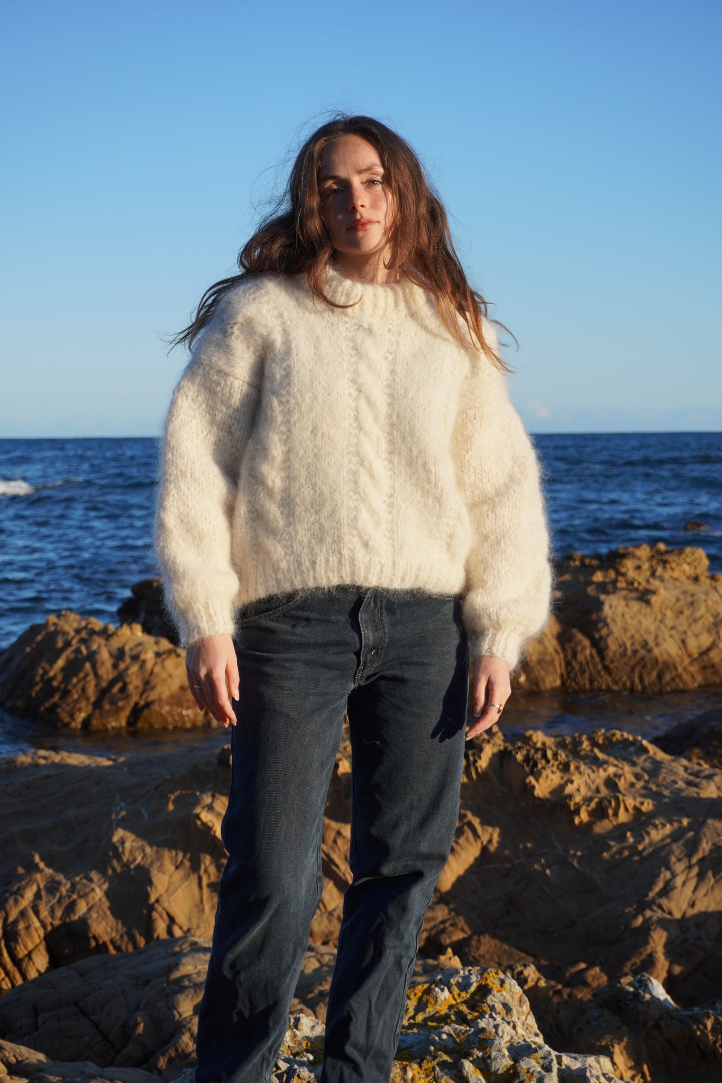 Raffaella Jumper in Cream Cable