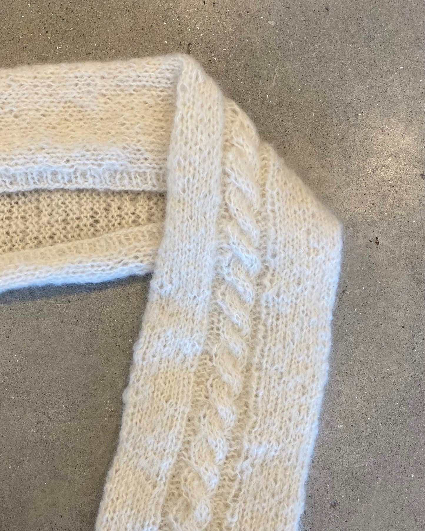 Giovanna Bolero in Cream Cable