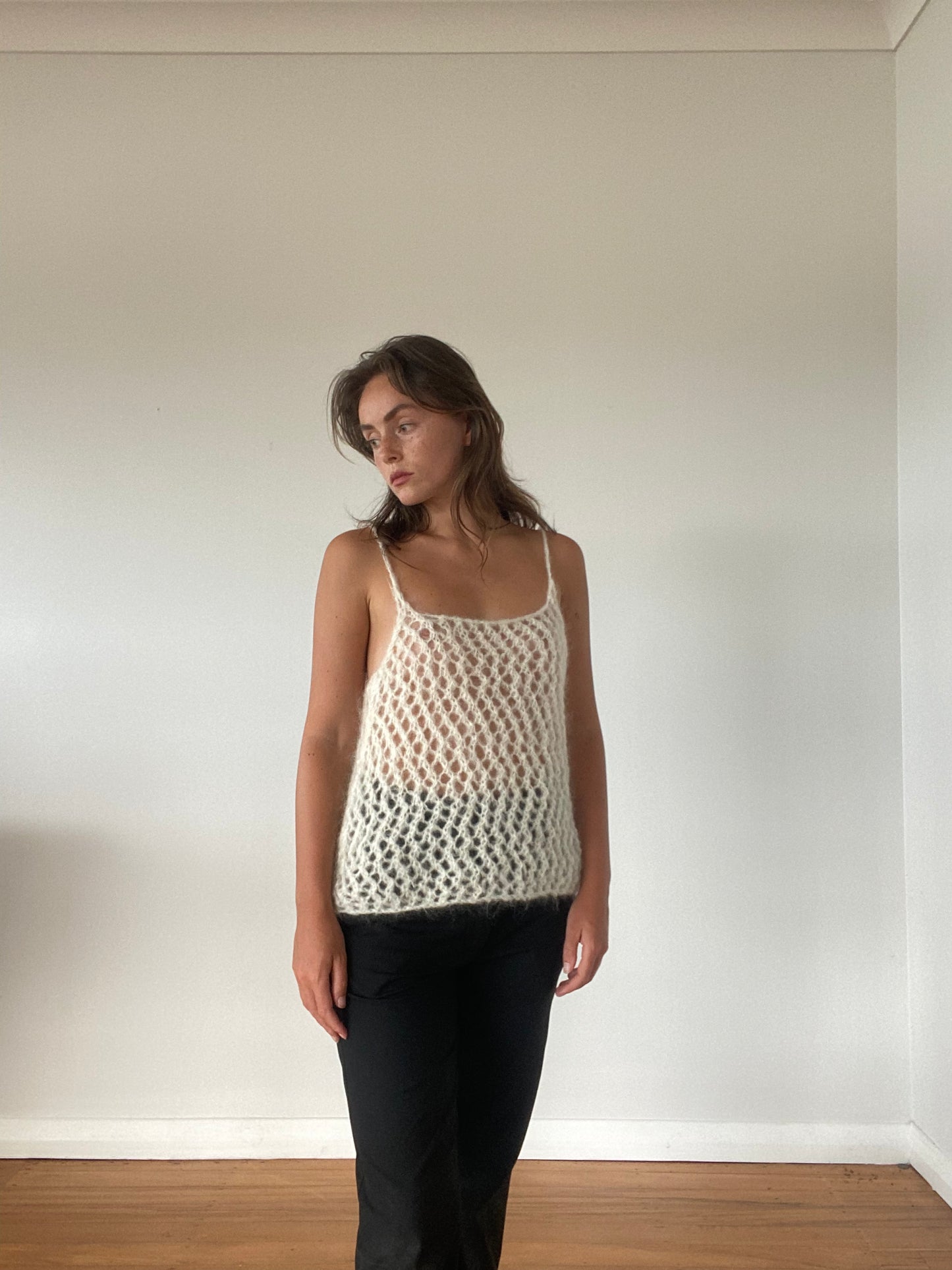 Arabella Camisole in Cream Lace