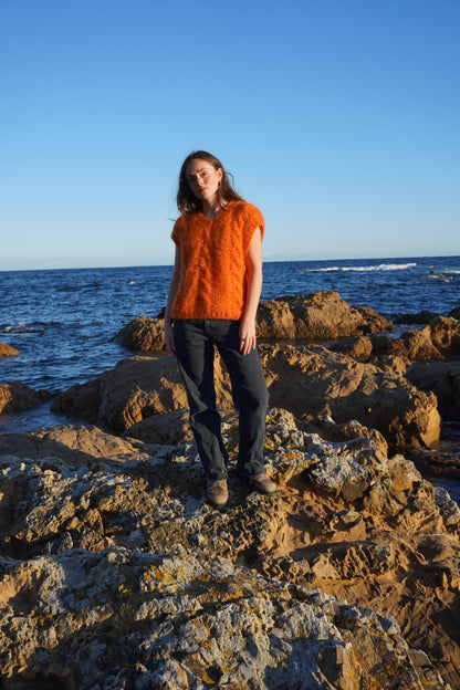 SAMPLE Zetta Vest in Orange Cable