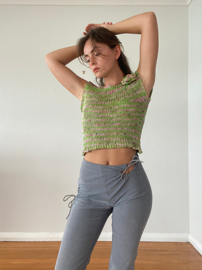 Lucia Tee in Meadow Silk