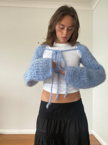 Allegra Sleeves in Sky