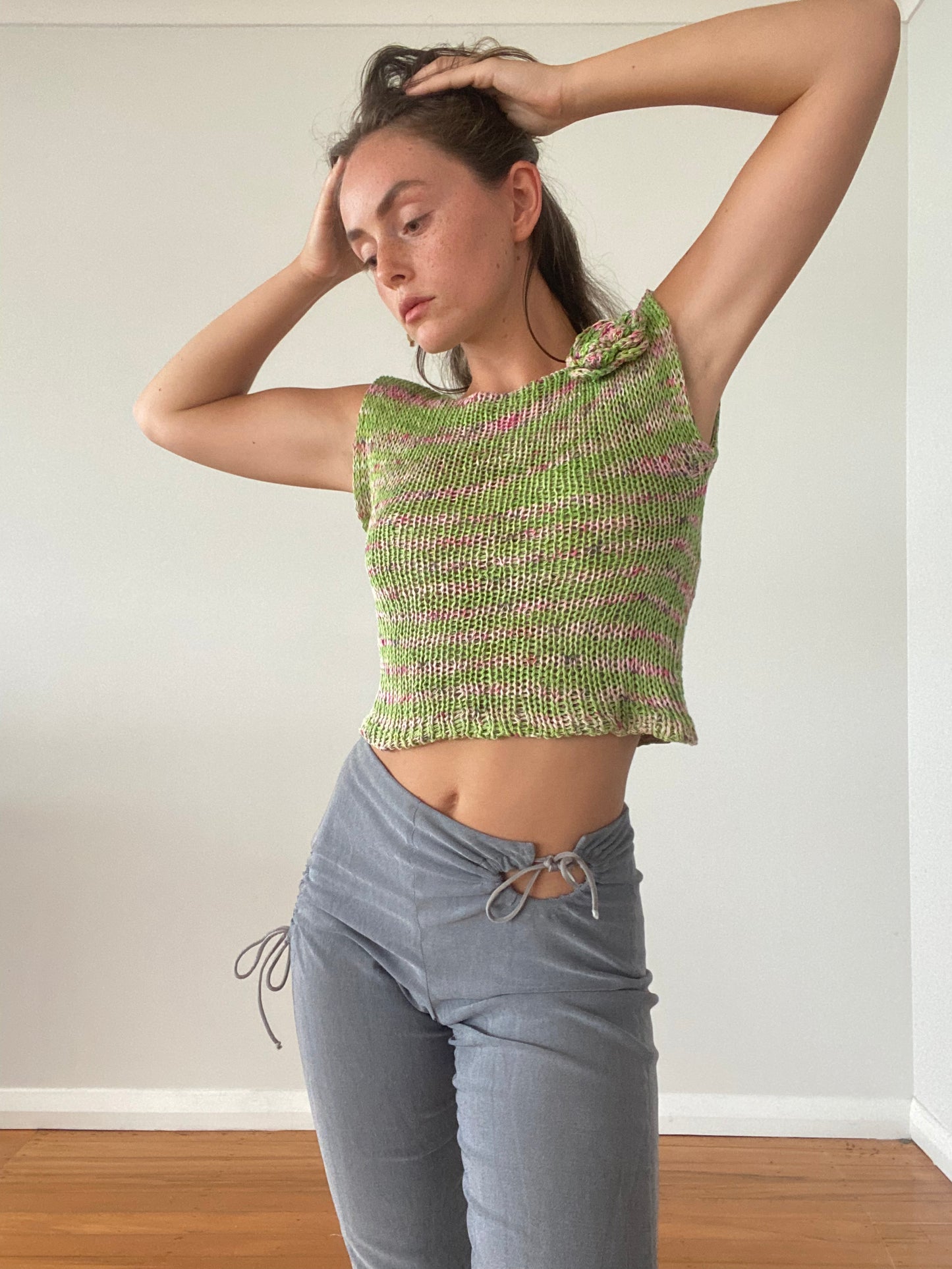 Lucia Tee in Meadow Silk