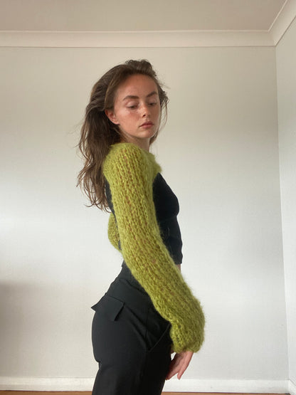 Marina Shrug in Chartreuse