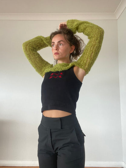 Marina Shrug in Chartreuse