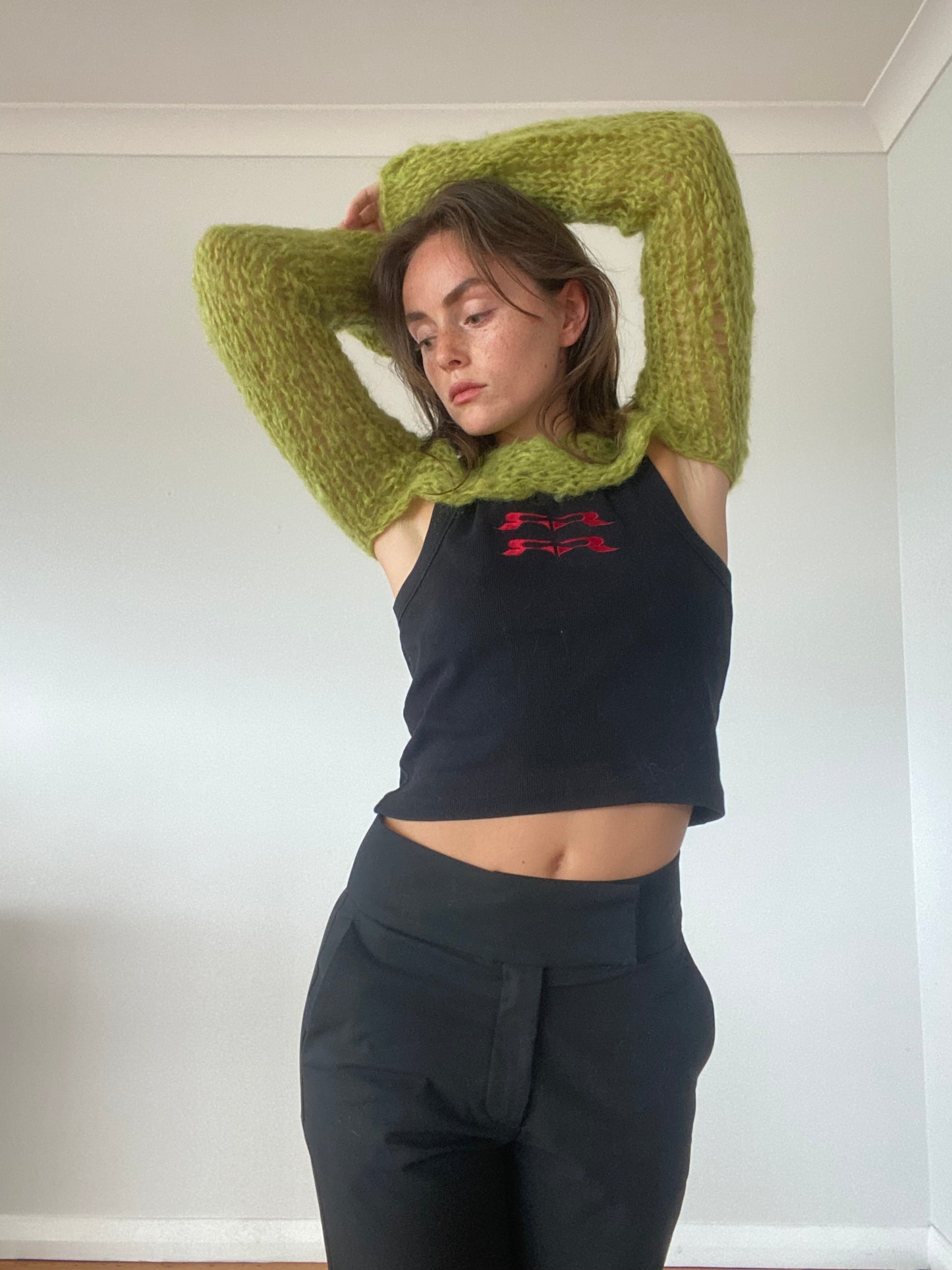 Marina Shrug in Chartreuse