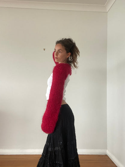 Allegra Sleeves in Ruby